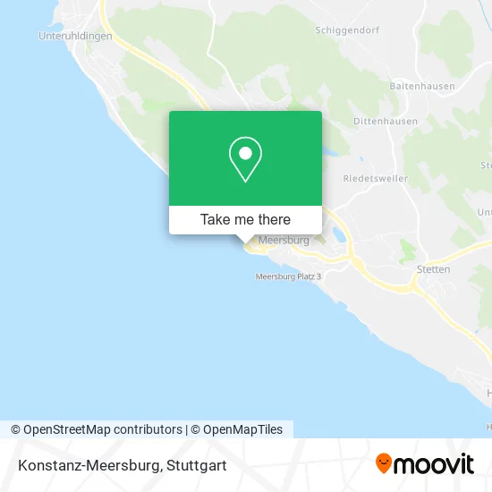 Карта Konstanz-Meersburg