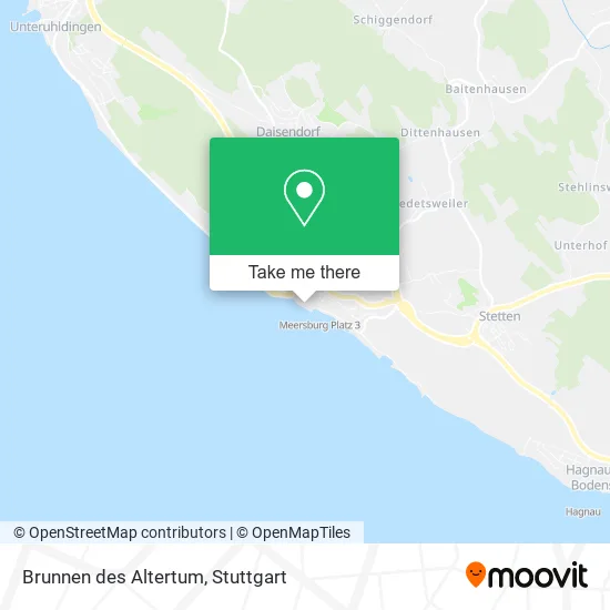 Карта Brunnen des Altertum