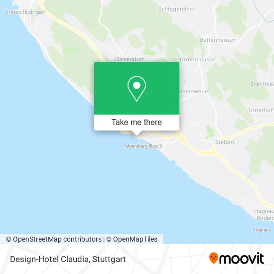 Карта Design-Hotel Claudia