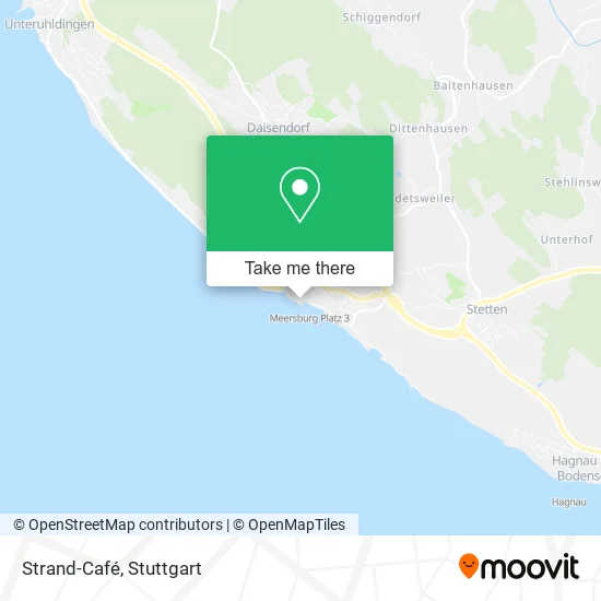 Strand-Café map