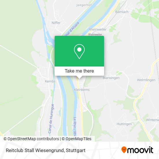 Reitclub Stall Wiesengrund map