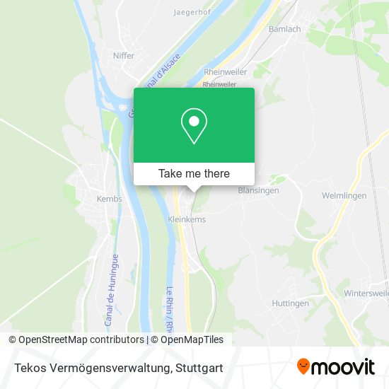 Tekos Vermögensverwaltung map