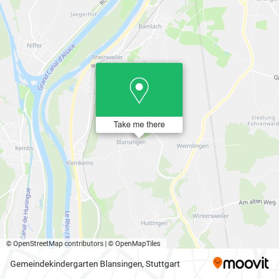 Gemeindekindergarten Blansingen map