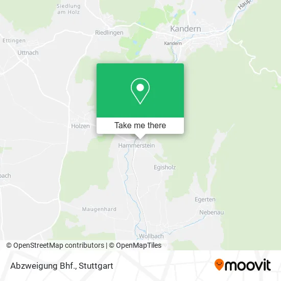 Карта Abzweigung Bhf.