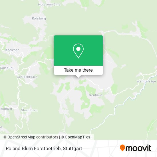 Roland Blum Forstbetrieb map