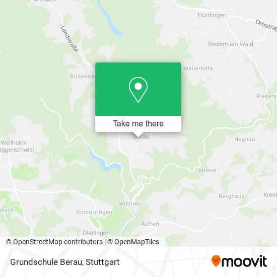 Карта Grundschule Berau