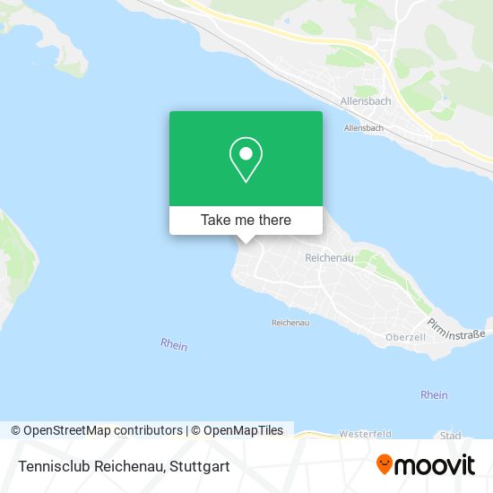Tennisclub Reichenau map