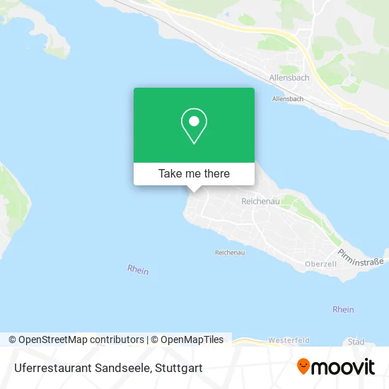 Карта Uferrestaurant Sandseele