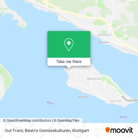 Карта Gut Franz, Beatrix Gemüsekulturen