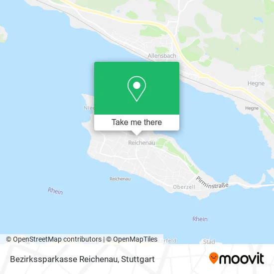 Карта Bezirkssparkasse Reichenau