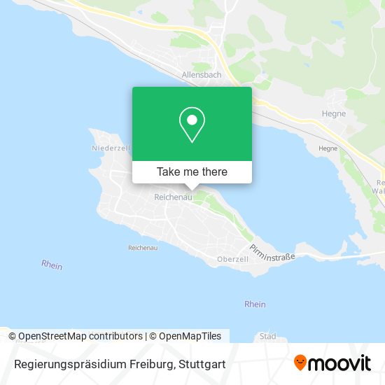 Карта Regierungspräsidium Freiburg
