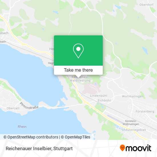 Reichenauer Inselbier map