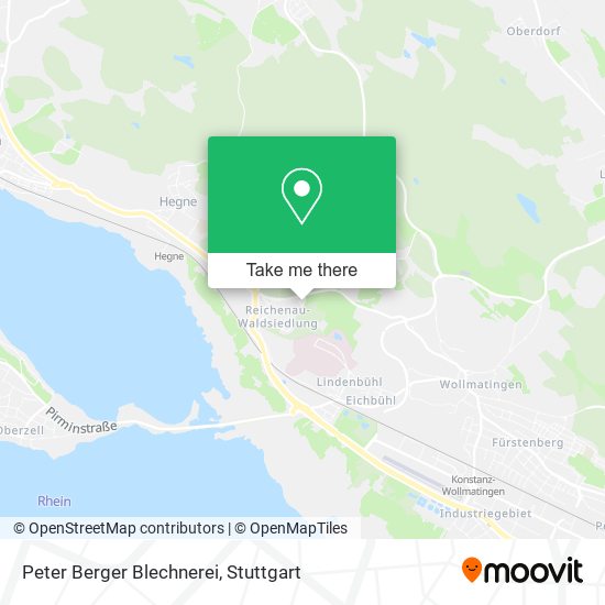 Peter Berger Blechnerei map
