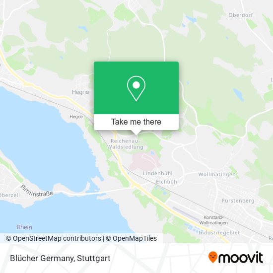 Blücher Germany map