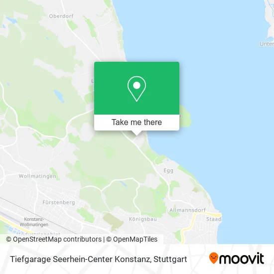 Карта Tiefgarage Seerhein-Center Konstanz