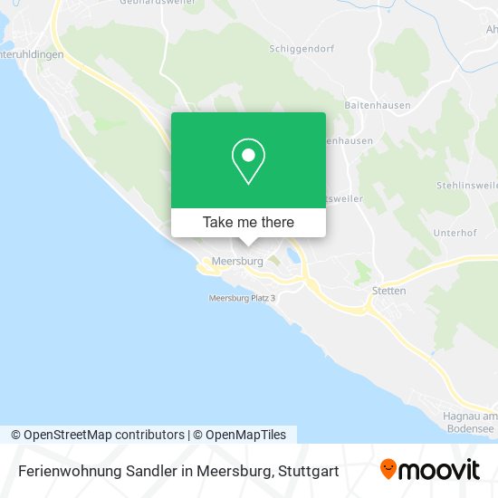 Ferienwohnung Sandler in Meersburg map