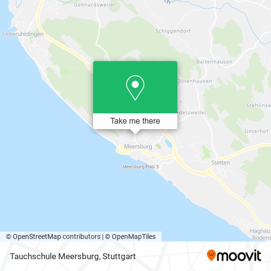 Tauchschule Meersburg map