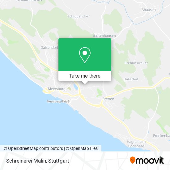 Schreinerei Malin map