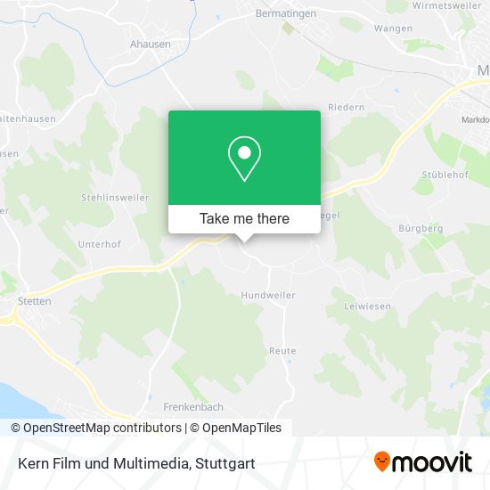 Kern Film und Multimedia map