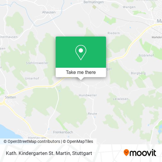 Kath. Kindergarten St. Martin map