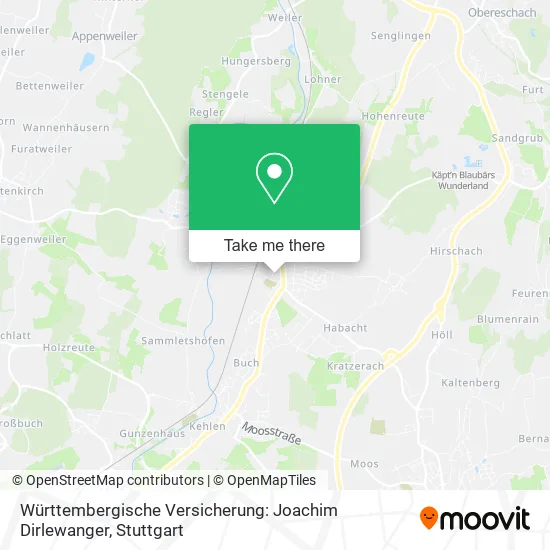 Карта Württembergische Versicherung: Joachim Dirlewanger