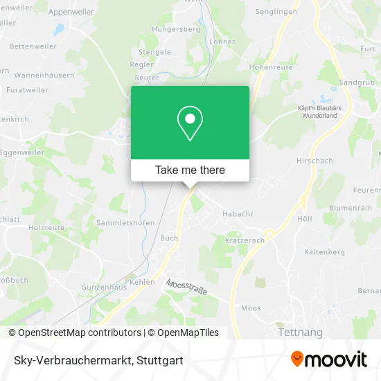 Карта Sky-Verbrauchermarkt