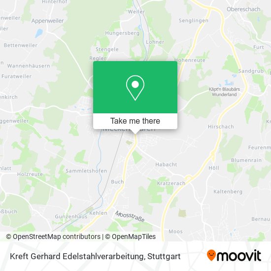Kreft Gerhard Edelstahlverarbeitung map