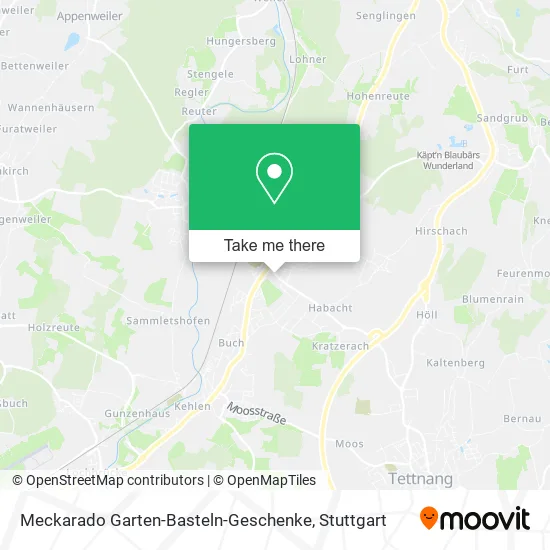 Карта Meckarado Garten-Basteln-Geschenke