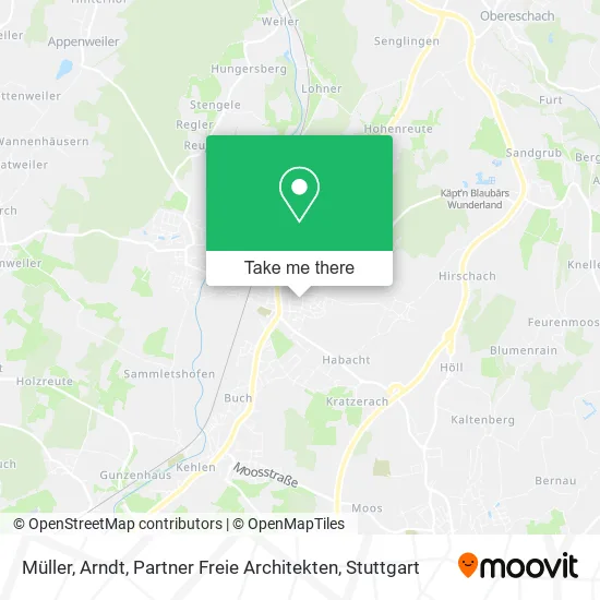 Карта Müller, Arndt, Partner Freie Architekten