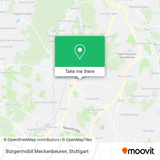 Карта Bürgermobil Meckenbeuren