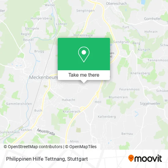 Карта Philippinen Hilfe Tettnang