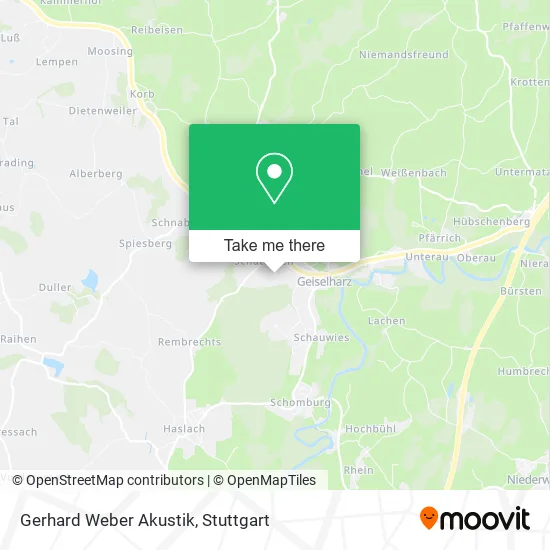Gerhard Weber Akustik map