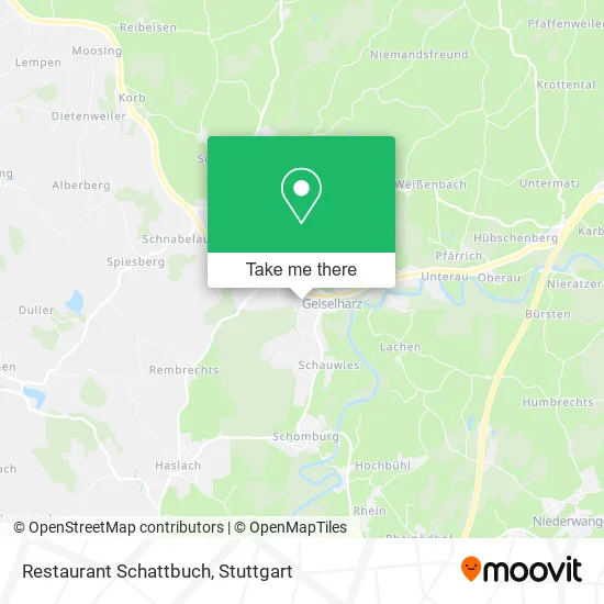 Карта Restaurant Schattbuch