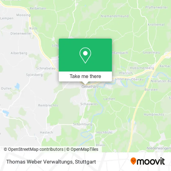 Карта Thomas Weber Verwaltungs