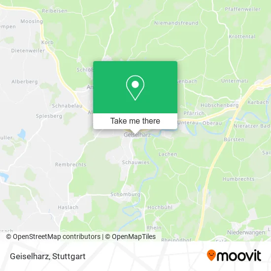 Карта Geiselharz