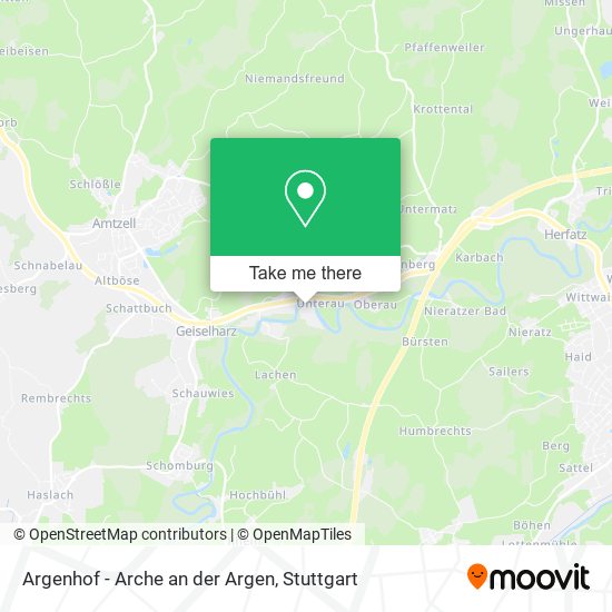 Argenhof - Arche an der Argen map