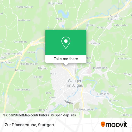Карта Zur Pfannerstube