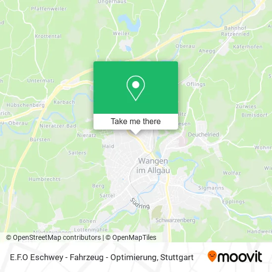 Карта E.F.O Eschwey - Fahrzeug - Optimierung