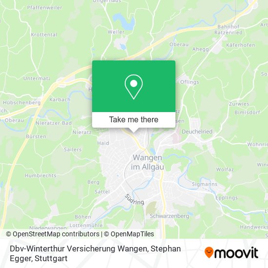 Dbv-Winterthur Versicherung Wangen, Stephan Egger map