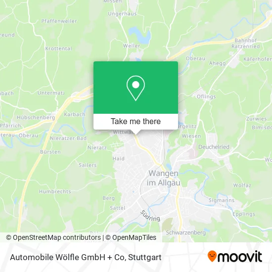 Карта Automobile Wölfle GmbH + Co