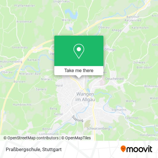 Praßbergschule map