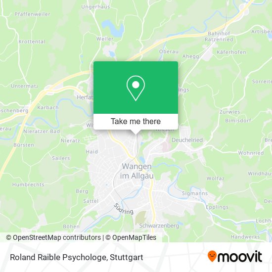 Roland Raible Psychologe map