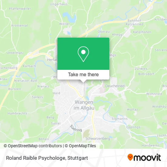 Карта Roland Raible Psychologe