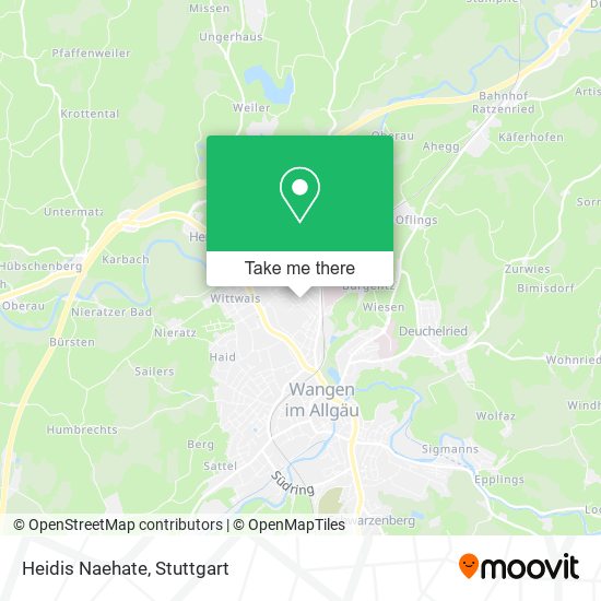 Heidis Naehate map