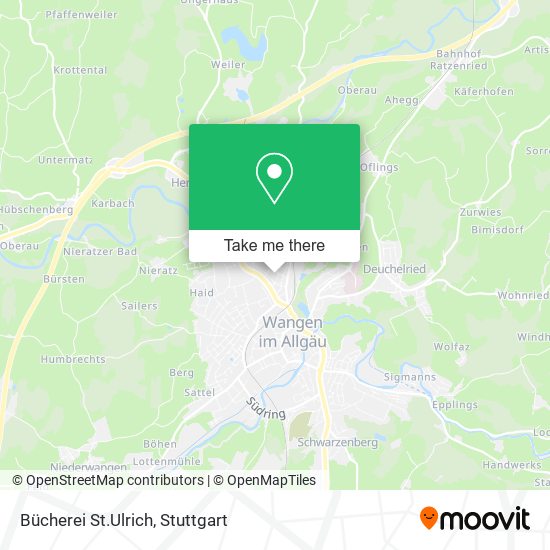 Bücherei St.Ulrich map