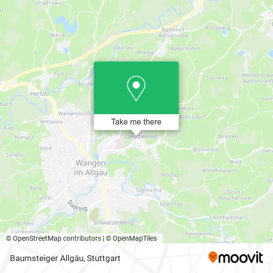 Карта Baumsteiger Allgäu
