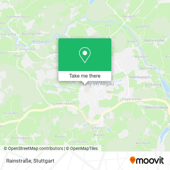 Карта Rainstraße