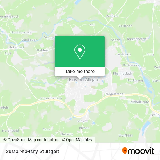 Карта Susta Nta-Isny