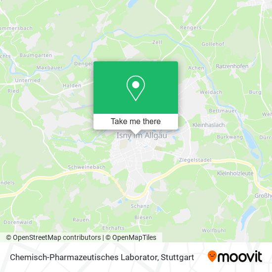 Карта Chemisch-Pharmazeutisches Laborator