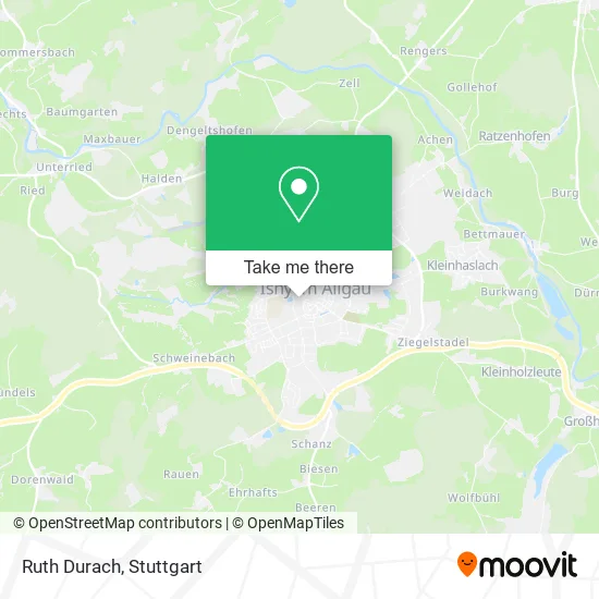 Ruth Durach map